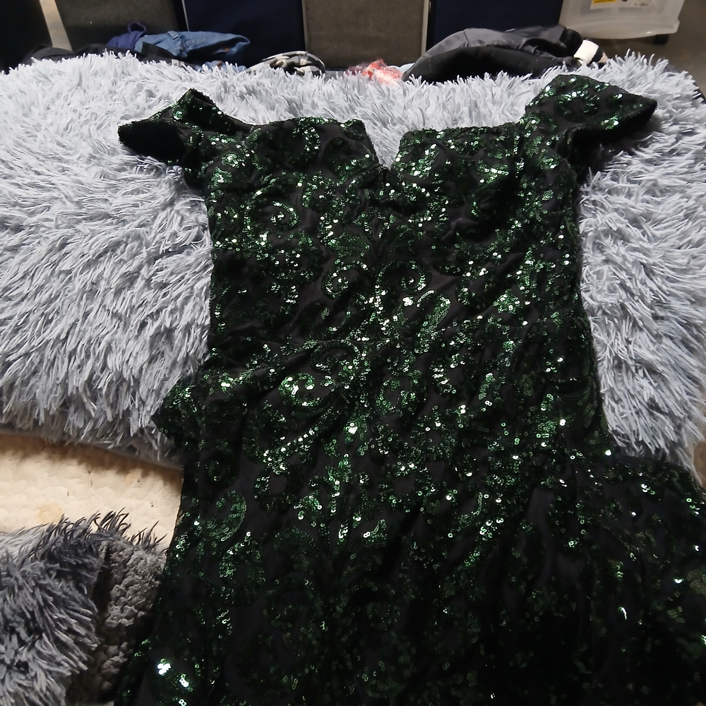 Green Sequin Dress